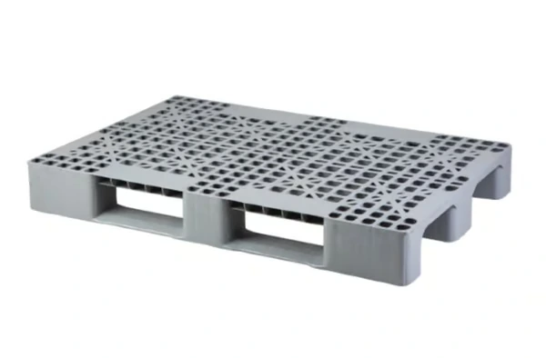 (EURO) 80 X 120 X 15 CM 8.5 KG GRİ DELİKLİ PLASTİK PALET