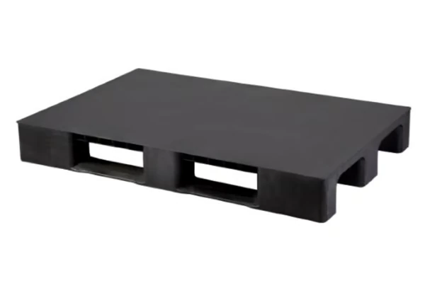 (EURO) 80 X 120 X 15 CM 9.5 KG SİYAH KAPALI PLASTİK PALET
